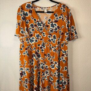 Ava‎ and Viv flutter sleeve dress